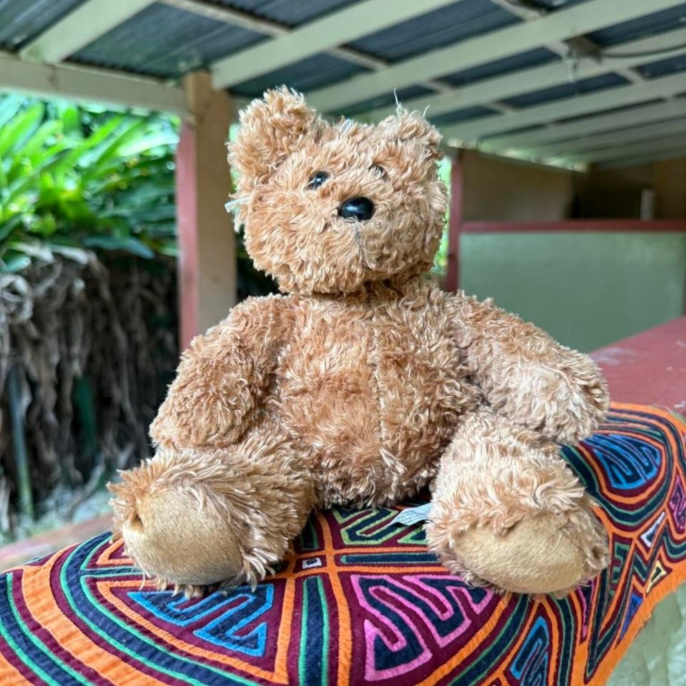 Vintage Crystal Temptations Plush Teddy Bear Brown Retro Stuffed Animal Doll Toy